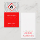 燃え上がる(燃え上がる) 名刺 (正面/裏面)