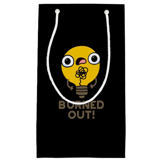 燃え尽おもしろいきた電球プンダークBG スモールペーパーバッグ (正面)