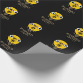 燃え尽おもしろいきた電球プンダークBG ラッピングペーパー (角)