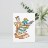 燃え尽きた先生 ポストカード (スタンド正面)