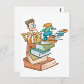 燃え尽きた先生 ポストカード (正面/裏面)