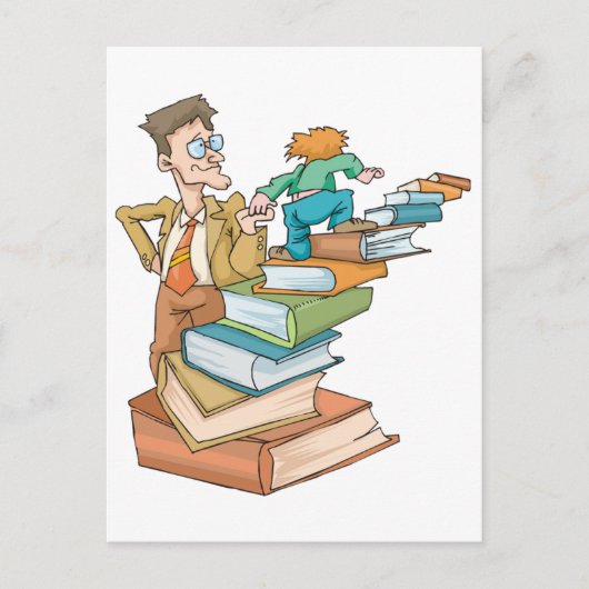 燃え尽きた先生 ポストカード (正面)