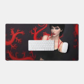 燃え尽きた魂のデスクマット デスクマット (キーボード&マウス)