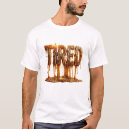 燃え尽きるキャンドルの文字　疲れ切ったママや看護師へ Tシャツ