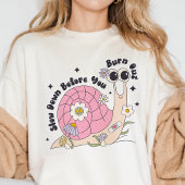 燃え尽きる前にスローダウン トライブレンドTシャツ