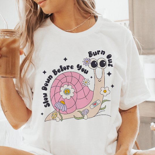 燃え尽きる前にスローダウン トライブレンドTシャツ