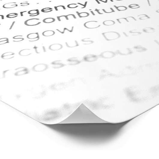 燃え尽きる。 ポスター (角)