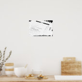 燃え尽きる。 ポスター (キッチン)