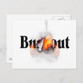 燃え尽きる ポストカード (正面/裏面)