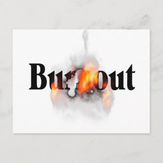 燃え尽きる ポストカード
