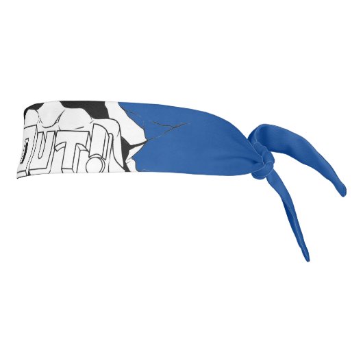 燃え尽くすネクタイのヘッドバンド タイヘッドバンド (回転90)