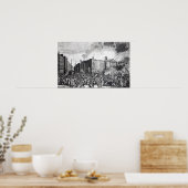 燃え盛りの正確な表現 ポスター (キッチン)