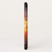 燃え盛りサッカー/サッカーボール装飾用クッション Case-Mate iPhoneケース (裏面/左)