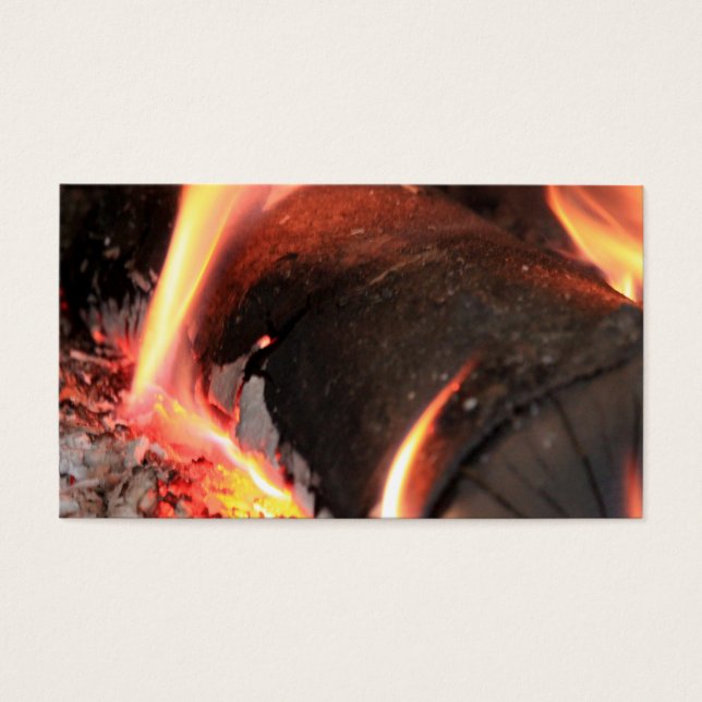 燃え盛りログ (正面)