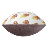 燃え盛るサッカー アメリカンフットボール (回転90)