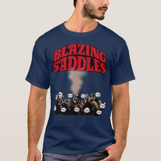 燃え盛るサドルのキャンプファイアファーシーン Tシャツ