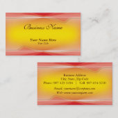 燃え盛るフローラ 名刺 (正面/裏面)