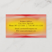 燃え盛るフローラ 名刺 (裏面)