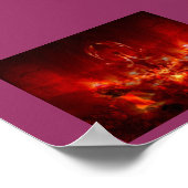 燃え盛る再生 ポスター (角)