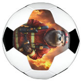 **「燃え盛る勇敢さ：オーター消防士** サッカーボール (回転)