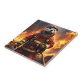 **「燃え盛る勇敢さ:オーター消防士** タイル (側面)