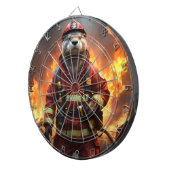 **「燃え盛る勇敢さ：オーター消防士** ダーツボード (正面右)