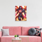 燃え盛る取締官 キャンバスプリント (インサイチュ (リビング))