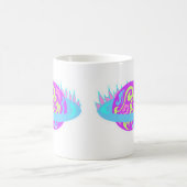 燃え盛る土星！ コーヒーマグカップ (中央)