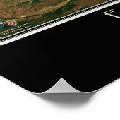 燃え盛る峡谷国家保養地域衛星 ポスター (角)