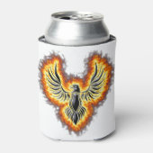 燃え盛る火かき 缶クーラー (缶正面)