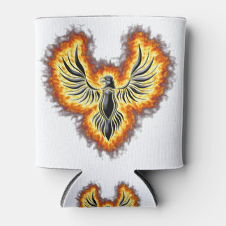 燃え盛る火かき 缶クーラー