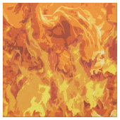燃え盛る火の模様 ファブリック (クローズアップ)