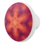 燃え盛る炎のフェニックス燃えるスノーフレーク セラミックノブ (右)