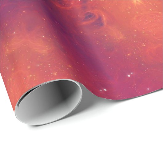 燃え盛る炎のフェニックス燃えるスノーフレーク ラッピングペーパー (ロールコーナー)