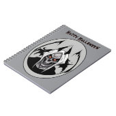 燃え盛る目のノートの死神 ノートブック (左側)