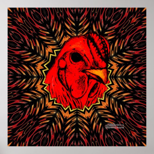 燃え盛る脳 ポスター (正面)