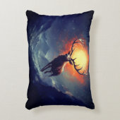 燃え盛る走火からマウンテンバック アクセントクッション (正面(垂直))