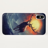 燃え盛る走火からマウンテンバック Case-Mate iPhoneケース (裏面(横))