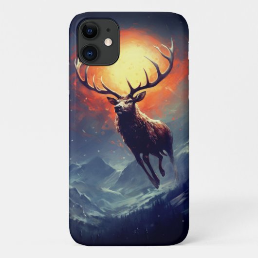 燃え盛る走火からマウンテンバック Case-Mate iPhoneケース (裏面)
