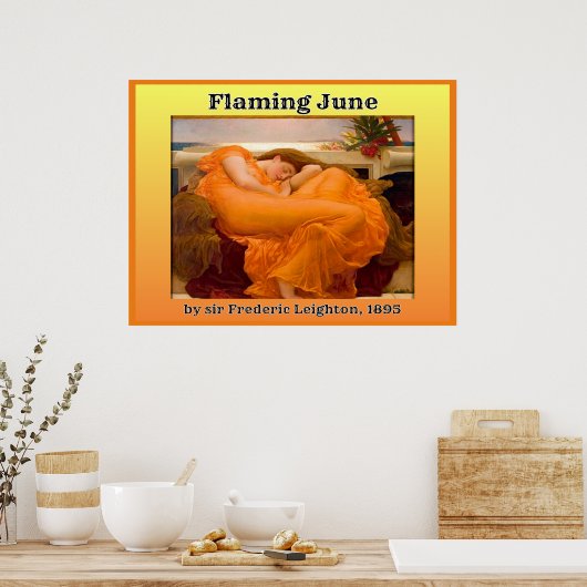 燃え盛る6月 ポスター (キッチン)