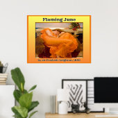 燃え盛る6月 ポスター (ホームオフィス)