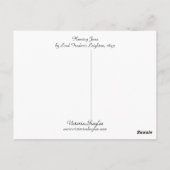 燃え盛る6月 ポストカード (裏面)