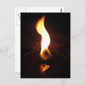 燃え盛る ポストカード (正面/裏面)