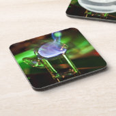 燃え立つSambucaのコルクのコースター コースター (左側)