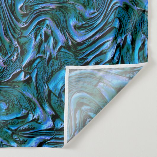 燃え素朴たカデットブルーのテクスチャ付き壁 タペストリー (詳細)