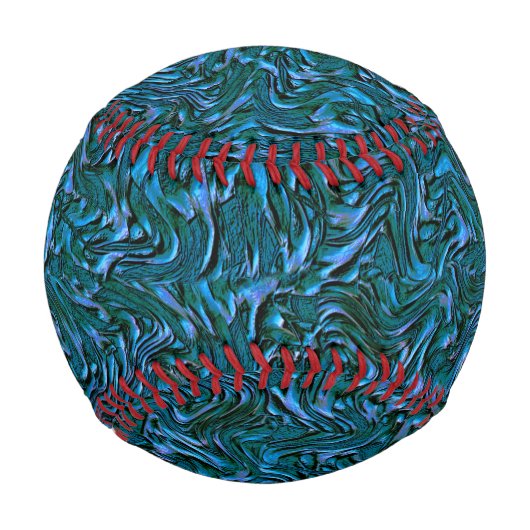 燃え素朴たカデットブルーのテクスチャ付き壁 野球ボール (正面)