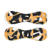 燃え風変わりたテープのメドレー、オレンジ色の白いスクラッチ 野球ボール (パネル)