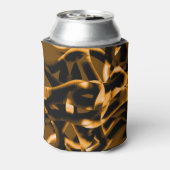 燃え風変わりたリボン、オレンジと黒のメドレー 缶クーラー (缶裏面)