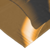 燃え風変わりたリボン、オレンジ色と黒の絡み テーブルクロス (アングル)