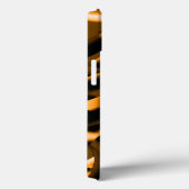 燃え風変わりたリボン、黒とオレンジ Case-Mate iPhoneケース (裏面 / 右)